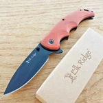 Elk Ridge Ballistic Assisted Folding Knife 3.5" 440 Steel Blade Pakkawood Handle. Fixed Price $16.79.