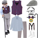 Kids Grandpa Costume For 100TH Day Of School - Dress Up Outfit Hat. Fixed Price $38.20.