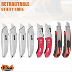 8PCS Safety Foldable Multipurpose Retractable Utility Knife Cutter+ Blades. Fixed Price $29.99.