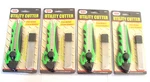 Large Snap Off Utility Knife Knives Cutters W/ 24 Breakaway 18MM Blades 39010. Fixed Price $19.99.