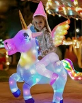 Bddedd Kids Inflatable Unicorn Costume, Riding Air M,. Fixed Price $39.84.