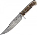 Bucknbear Kings Bowie Knife Damascus Steel Blade Stag Handle - BNB123213. Fixed Price $159.00.