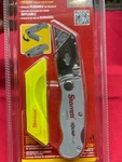 Starrett KUXP010-N Utility Knife, Exact Plus Folding Pocket Stock. Fixed Price $11.00.