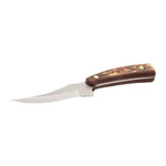 Bear & Son Cutlery 7.25 Inch Upswept Skinner Knife Leather Sheath Rugged. Fixed Price $37.09.