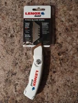 Lenox Gold Fixed Utility Knife With 3 Bi-metal Blades * SSFK1. Fixed Price $14.00.