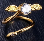 Harry Potter Ring Golden Snitch Hogwarts Wiazard Zircon Movie Wedding Films. Fixed Price $21.48.