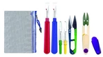 Ultima 6 Piece Colorful Seam Ripper/nipper Set W/carry Case - 4 Stitch Ripper.... Fixed Price $14.44.