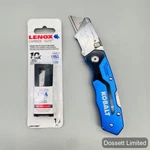 Kobalt Quick Change Folding Lockback Utility Knife - 10 Pack Blades. Fixed Price $17.99.
