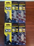 (lot Of 6) Stanley Large Hook Blades, 30 Total Blades-new!. Fixed Price $19.90.