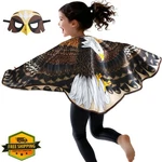 Irolewin Kids Bald Eagle Wings Costume Mask Dress-up 3-6. Fixed Price $27.99.