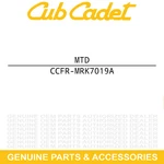 Mtd FR-MRK7019A High Cut Blade Kit Robomow. Fixed Price $74.35.