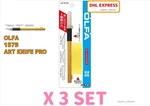 Olfa 157B Art Knife Pro Ambidextrous Rubber Grip & Craft Blade Series 3. Fixed Price $55.99.