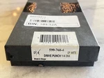 New Brown & Sharpe 599-768-4 Drive Pin Punch, 1/4" Edp# 44571. Fixed Price $19.99.