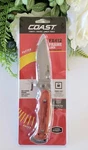 Coast FX412 Frame Lock Folding Knife 4-INCH 7CR17 Stainless Steel Blade. Fixed Price $20.99.