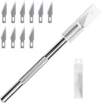 Wa Portman Hobby Knife Set 1PC Precision Craft With 10 SK5 11 Steel. Fixed Price $19.81.