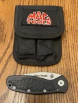 Mac Tools Lockback Folding Knife & Pouch. Fixed Price $18.00.
