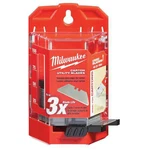 Milwaukee Tool 48-22-1954 Carton Utility Knife Blades W/ Dispenser, PK50. Fixed Price $17.97.