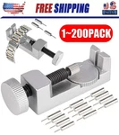 New Metal Adjustable Watch Band Strap Bracelet Link Pin Remover Repair Tool Kit. Fixed Price $40.99.