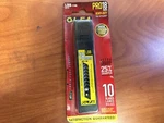 9070 Olfa OR-LBB10B Black Ultrasharp Snap-off Heavy-duty Blades 18MM 10-PACK. Fixed Price $11.48.