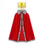 Proumhang King Cape,kids Prince Cloak With 80CM/31.5", Red Crown. Fixed Price $18.01.