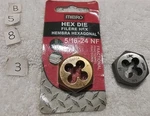 2PC Mibro 5/16"-24NF-18UNC 1" Hex Die Sae. Fixed Price $9.56.