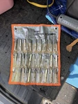26-PIECE Steel 4MM Letter Stamp Set For Use W/ Wood, Metal, Etc. Missing D,p. Fixed Price $19.97.