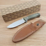 Lionsteel M5 Fixed Knife 4.5" Full Tang Sleipner Tool Blade Micarta Handle. Fixed Price $165.19.