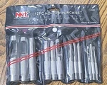 Mit 12 Pc. Hollow Punch Set. 1/8" To 3/4". Euc #6588. In Case. Fixed Price $25.45.