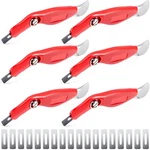 6 Pack Dual End Carpet Cut And Jam 8 Inches Aluminum Heavy Duty Tools .... Fixed Price $68.25.