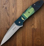 Kershaw Assisted Folding Knife 3" 14C28N Sandvik Steel Blade Aluminum Handle. Fixed Price $78.09.