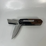 Husky 2 Blades Dual Edge Clip Point Folding Knife Liner Lock & Pocket 810A. Fixed Price $7.52.