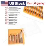 M1-M3.5 Shank Plated Hss Hand Screw Thread Metric Tap Drill Bits 10PCS Set Usa. Fixed Price $16.50.