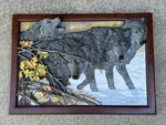 Lee Kromschroeder 3D Body Language Timberwolves Painting Sculpture Art 840/4500. Fixed Price $429.00.