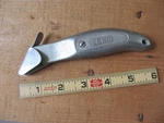 Vintage Lewis Fixed Blade Utility Knife Box Cutter With Protective Shield Usa. Fixed Price $14.97.