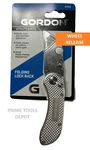 Gordon Folding Utility Knife Silver One-handed Operation Quick-change Blade. Fixed Price $16.00.