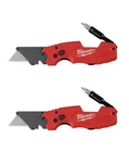 Milwaukee Tool 48-22-1505D Fastback 6-IN-1 Folding Utility Knife (2-PACK). Fixed Price $37.99.