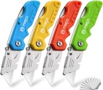 Box Cutter, 4-PACK Tough Folding For Heavy Duty Purpose, Razor Sharp. Fixed Price $17.57.