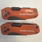 Used Klein Tools 44304 Flickblade K09 Folding Knife W/ Driver 2 Pack. Fixed Price $27.98.