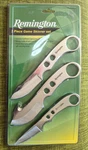 Remington Sportsman 3 Piece Skinner Knife Set Big Game W/sheath Pouch Unopened. Fixed Price $45.00.
