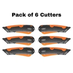 Safety Box Knife 1000 Orange (pack Of 6 Cutters). Fixed Price $48.62.