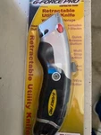 G-force Retractable Utility Knife & Wire Cutter, Blade Storage. Fixed Price $7.00.