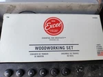 Excel Blades Woodworking Set K5 Heavy-duty Knife Assorted Gouges Routers. Fixed Price $30.00.