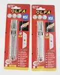 Pack Of TWO(2) Safety Knife Stainless Steel Self-retracting Cutter (SK-14). Fixed Price $19.95.