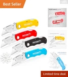 SK5 Folding Utility Knife Set - 4 Pocket Knives With Extra Blades. Fixed Price $14.99.