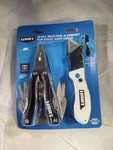 New Hart 16-IN-1 Multi-tool & Compact Flip Utility Knife Combo Set With Pouch. Fixed Price $11.99.