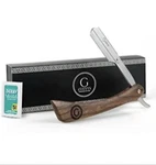 Disposable Straight Razor Wood Handle & Heavy Steel 5 Free. Fixed Price $19.99.