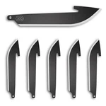 Outdoor Edge Razor Edc Blades Plain 3" Drop Point Black Pack RR30K-6C. Fixed Price $22.00.