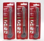 Lot 3 Husky 9MM Carbon Steel Blade, Aluminum Snap-off Knife, Extra Blades. Fixed Price $18.88.