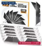 Meepo 100-PACK Utility Knife Blades, Blackened SK-2 Razor For Box Cutte. Fixed Price $15.92.