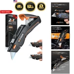 Box Cutter Utility Knife Safety Retractable Heavy Duty Razor Blade Industrial. Fixed Price $26.97.